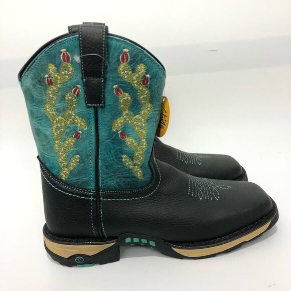 Corral Womens Turquoise Hydro Resist Work Western Boots Multicolor Size 7